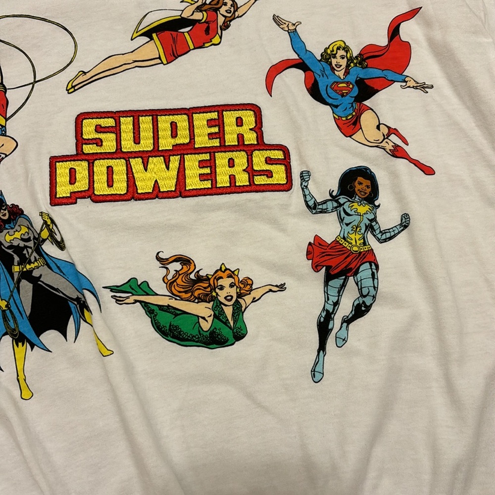 Justice league white crop top tide in front female superheroes - Picture 3 of 8
